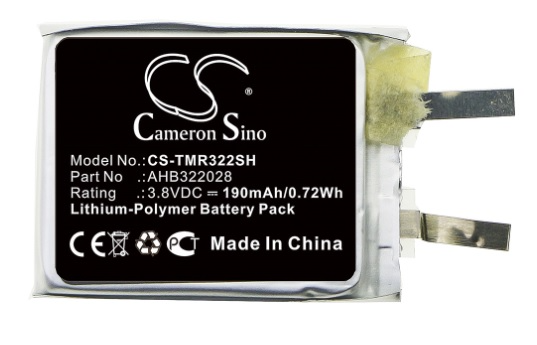 Smartwatch Battery CS-TMR322SH for TomTom Runner Cardio Smartwatch