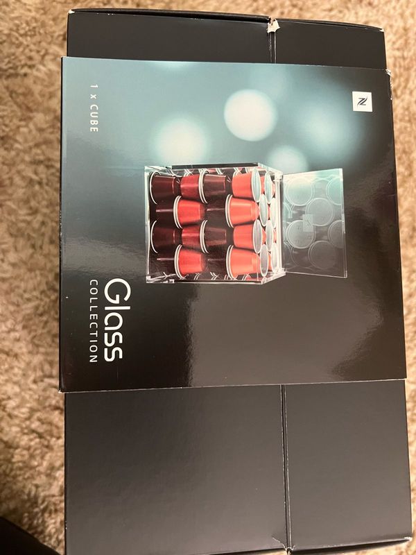 Nespresso Glass Collection Cube for pods