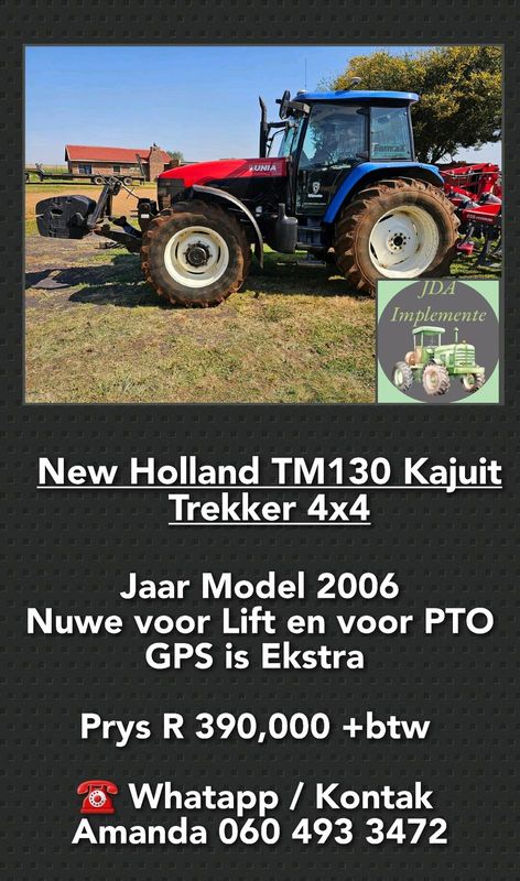 New Holland TM130 Kajuit Trekker 4x4