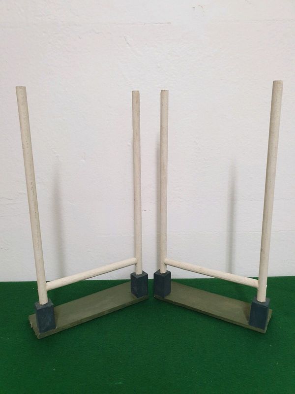 Wooden Rugby Goals for Subbuteo or Table Rugby Game