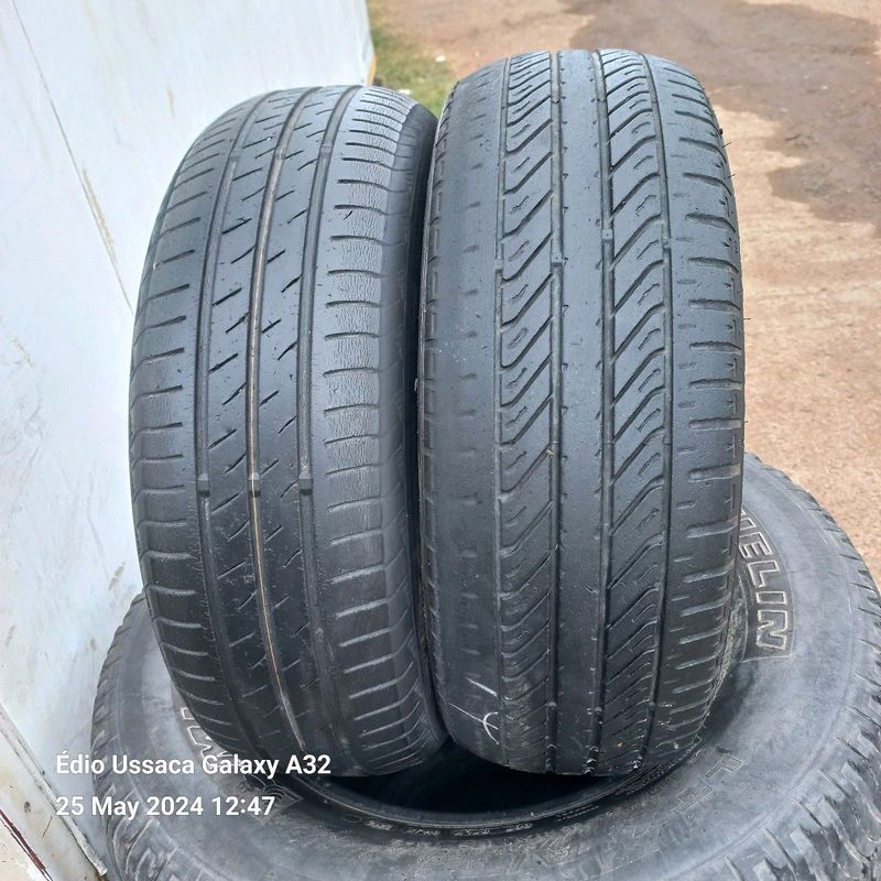 2x 185 60 14 Good second hand Tyres available R750 both with fitting