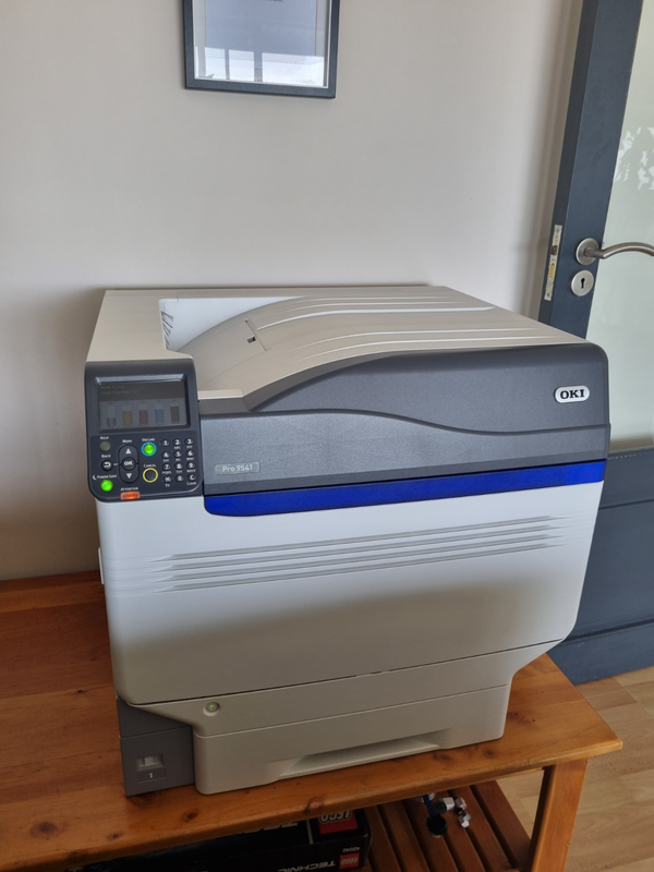 Heat Transfer Printer OKI  PRO 9541 with white toner