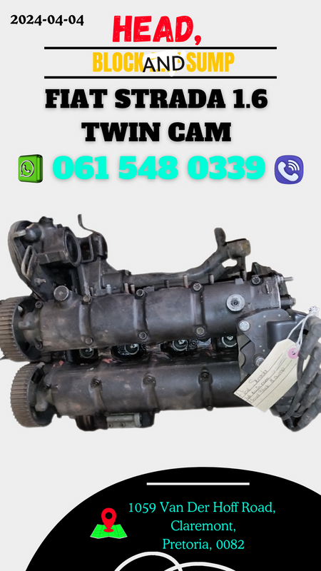 Ford bantam 1.6 twin cam head, block and sump Call or WhatsApp me 0615480339