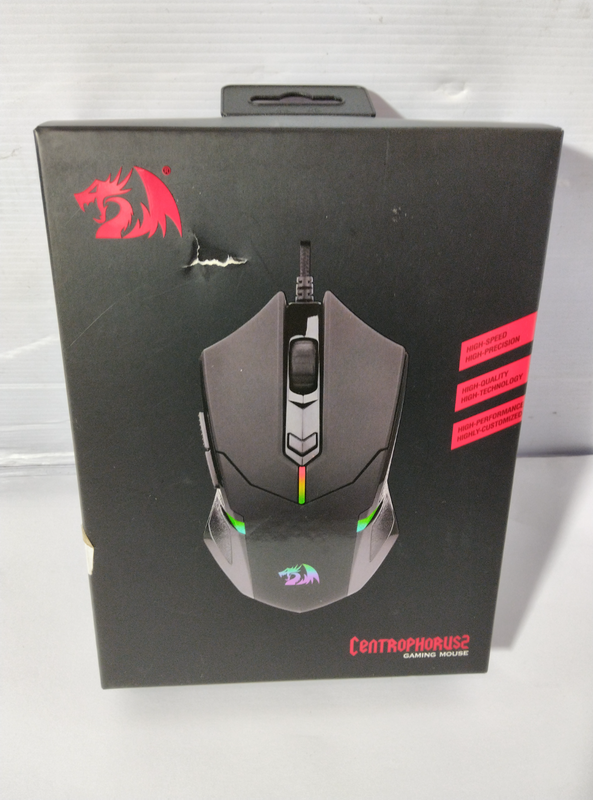 Redragon CENTROPHORUS2 7200DPI RGB Gaming Mouse - Black