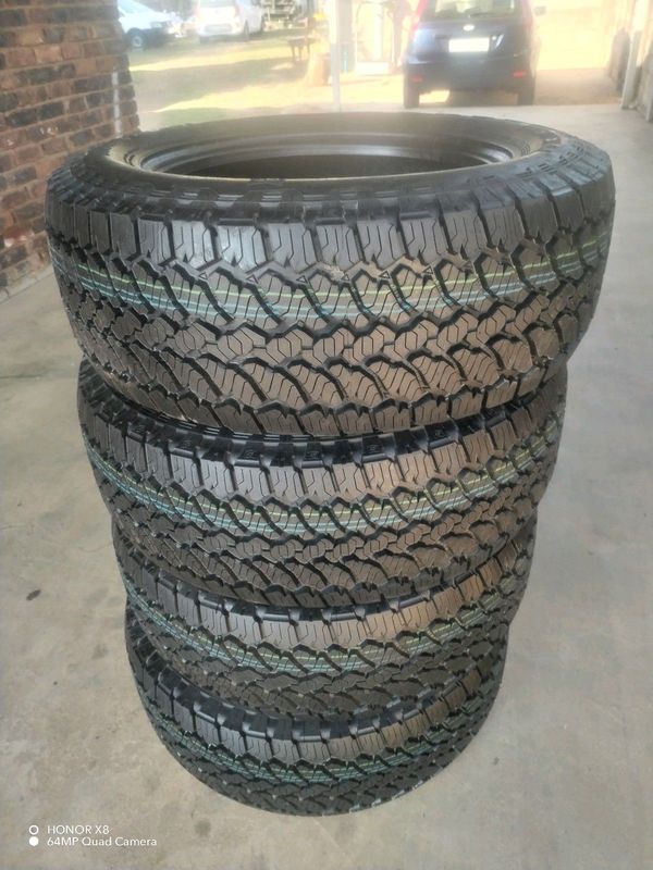 265 /60R18 GENERAL GRABBER AT 3 Tyres A Set Of Four On Sale.