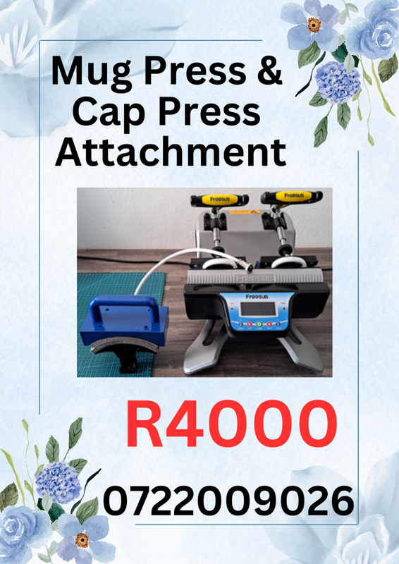 Mug Press &amp; Cap Press Attachment