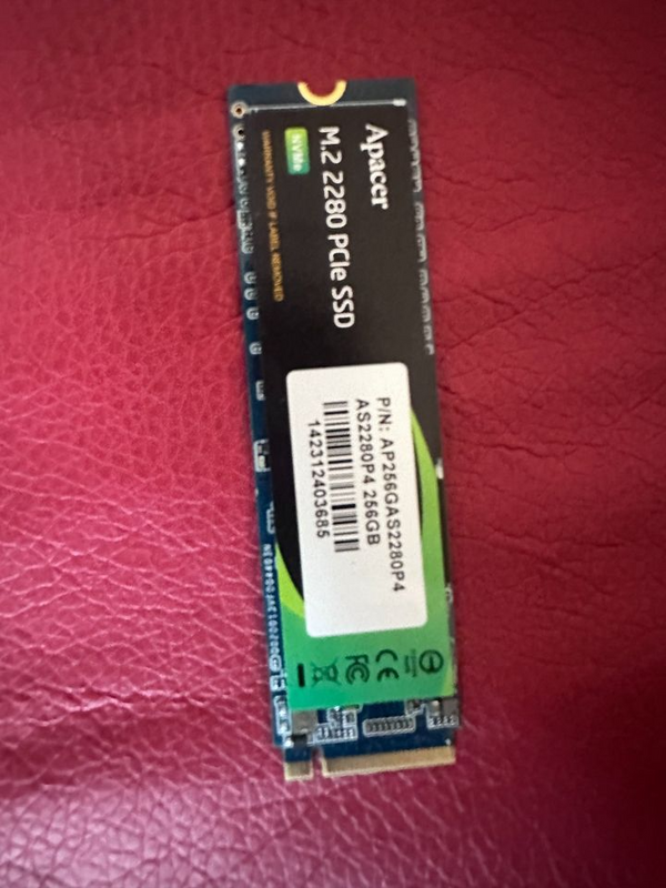 Apacer NVMe AS2280P4 SSD M.2 PCIe Gen3 x4 SSD 256GB | Read: Up to 3000MB/s | Write:Up to 2000MB/s