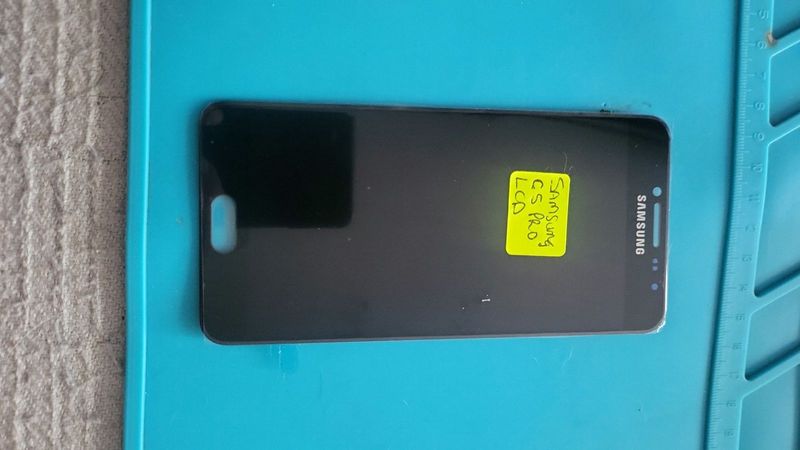 Samsung galaxy C5 pro replacement lcd no frame no home button