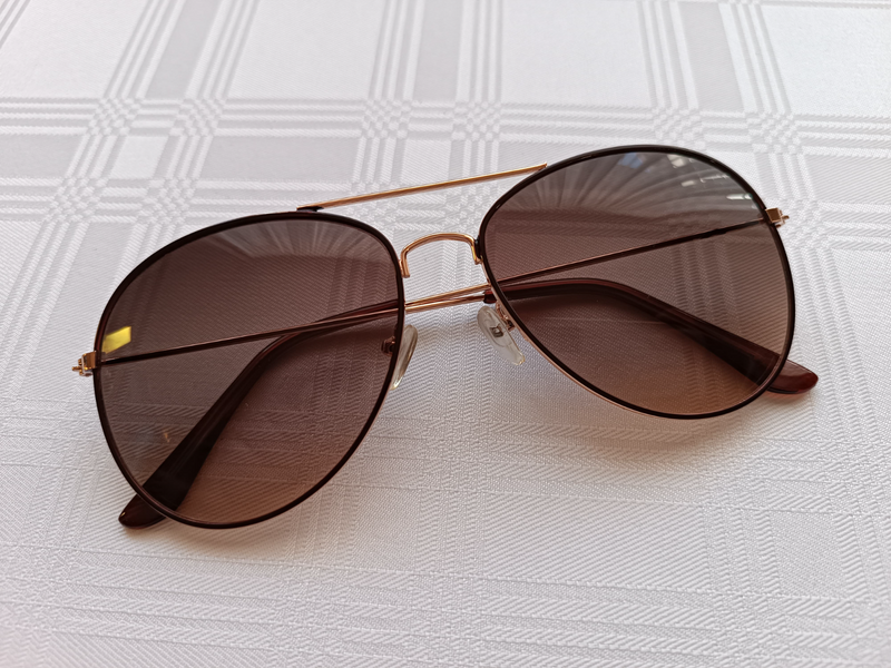 Genuine Honey Aviator Sunglasses