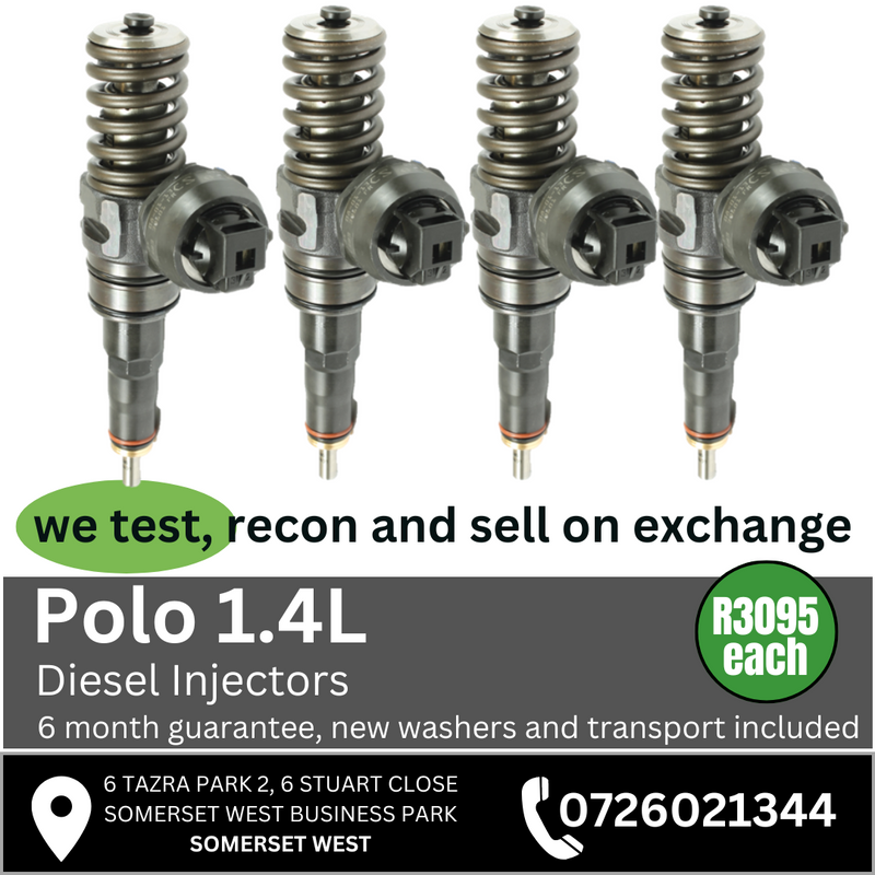 Polo 1.4L diesel injectors for sale