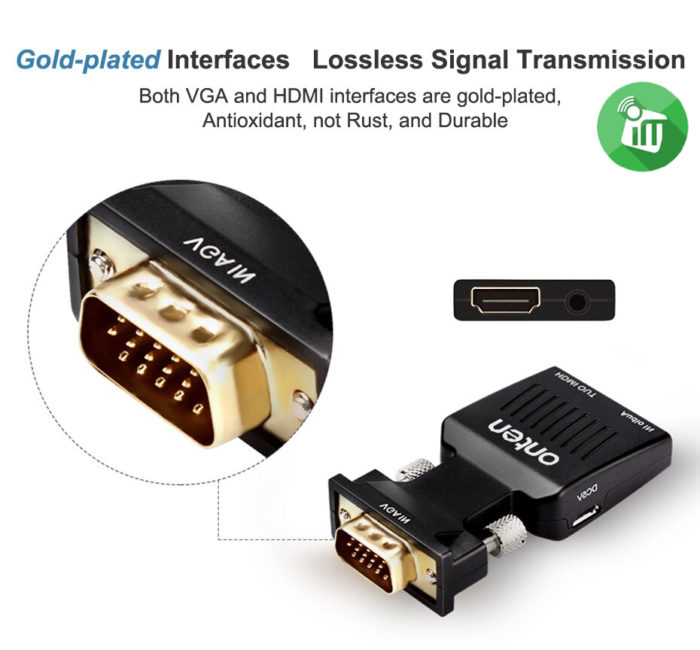 Onten 7508 VGA To HDMI Adapter