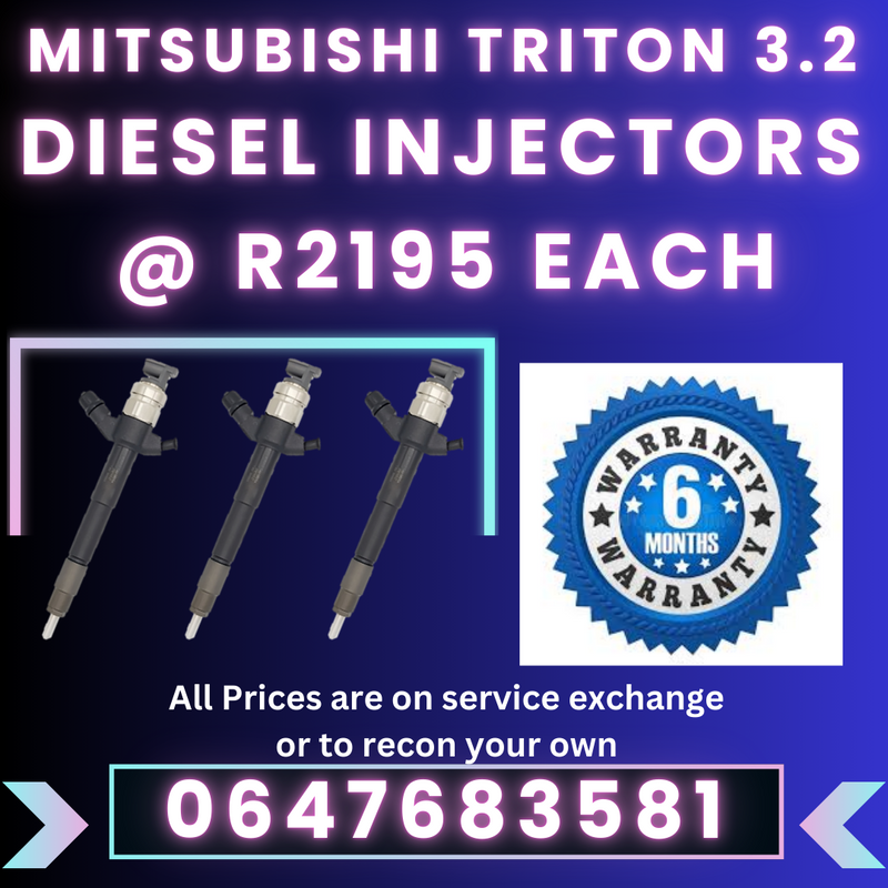 MITSUBISHI TRITON 3.2 DIESEL INJECTORS FOR SALE