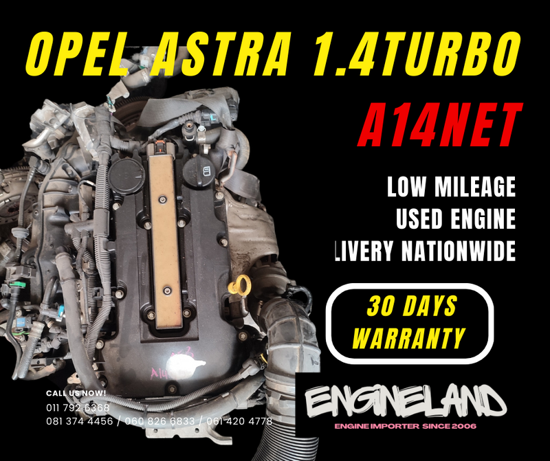 A14NET Chevrolet Sonic 1.4t engine