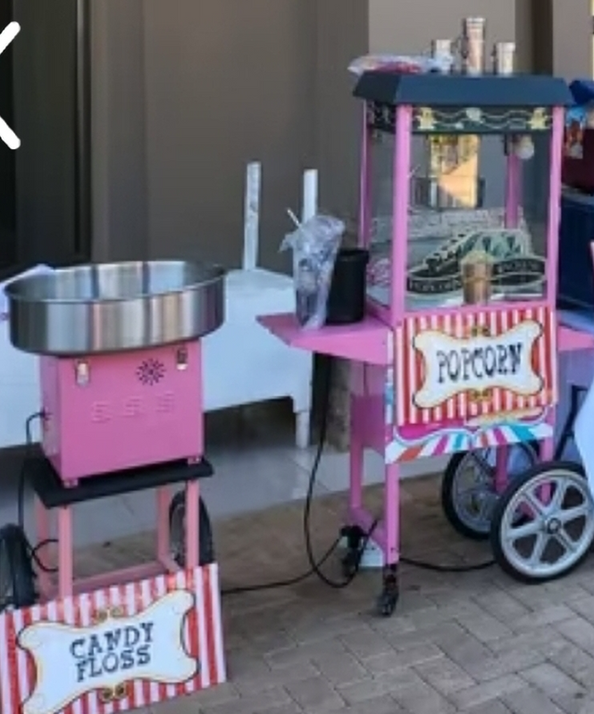 Popcorn and Candy Floss Machines To Hire