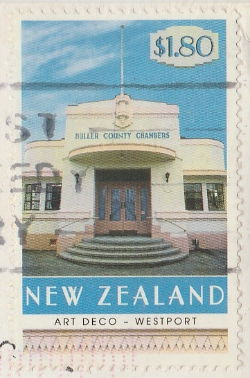 New Zealand - Art Deco - West Port - 1999 $1.80 Stamp