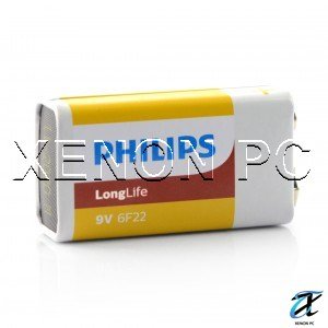 Philips - Longlife Zinc Batteries 9V 1 Pack