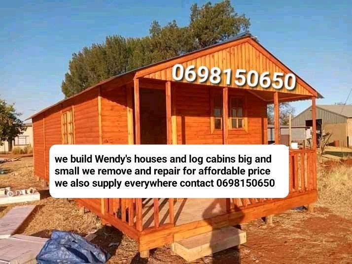 3m by 6mt 3m by 7mt cabin wood for sale