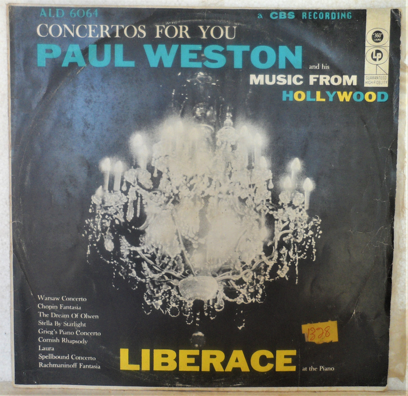 Concerto for you Paul Weston - Music from Hollywood - Liberace at the Piano - Vinyl LP (Record)