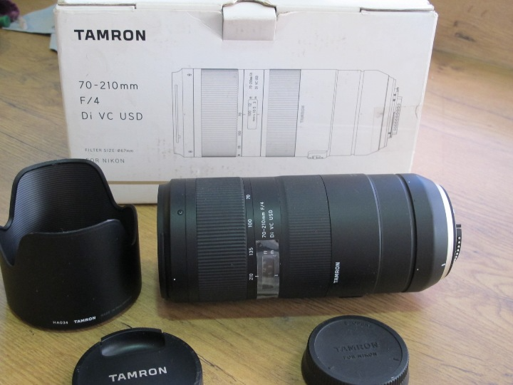 Tamron 70-210mm f4 Di VC USD Lens for Nikon LIKE NEW Spotless
