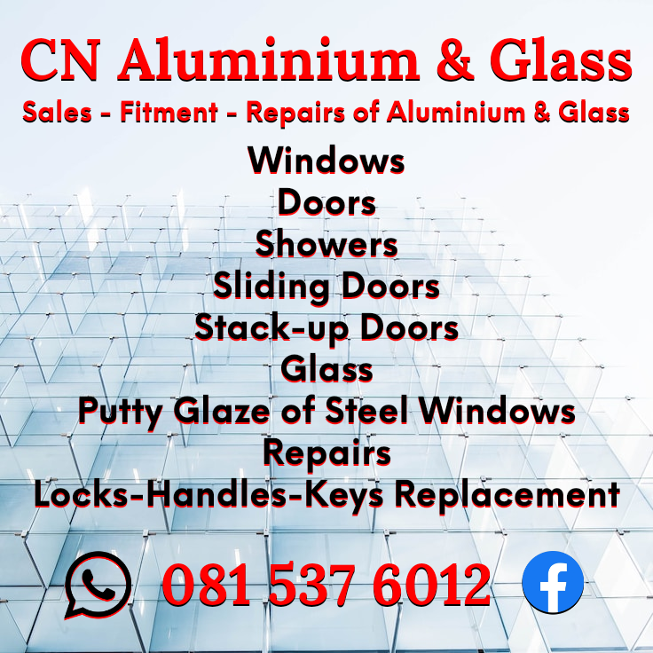 Repairs of Aluminium and Glass, Windows, Doors , Sliding Doors and Building Maintenance