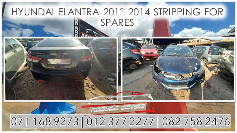 Hyundai Elantra 2013-14 stripping for spares.