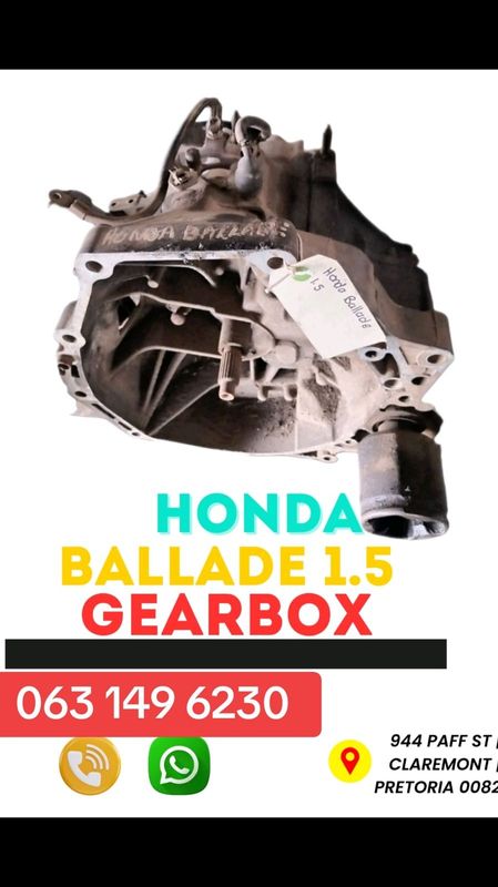 Honda ballade 1.5 manual R3500 Call or WhatsApp me 063 149 6230