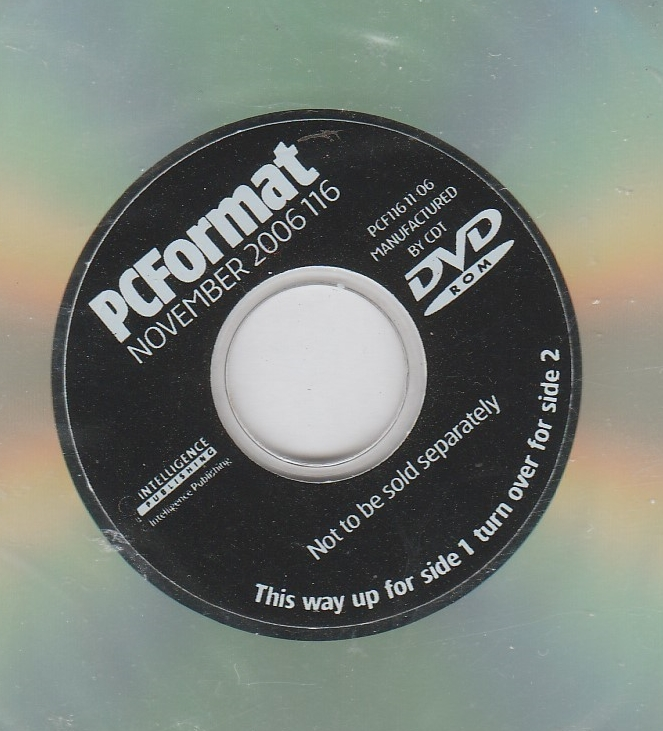 PC FORMAT - DVD Double-sided - November 2006 - Issue 116 - Gaming and Computing.