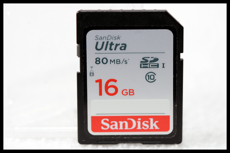SanDisk Ultra 16GB SDHC - Class 10 &#64; 80MB/s