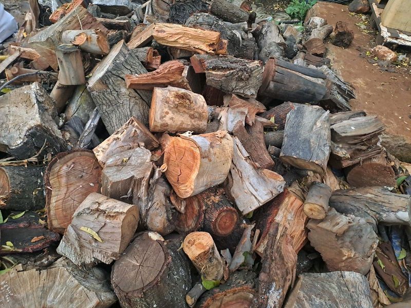 Bakkie load of dry wood logs (blocks)