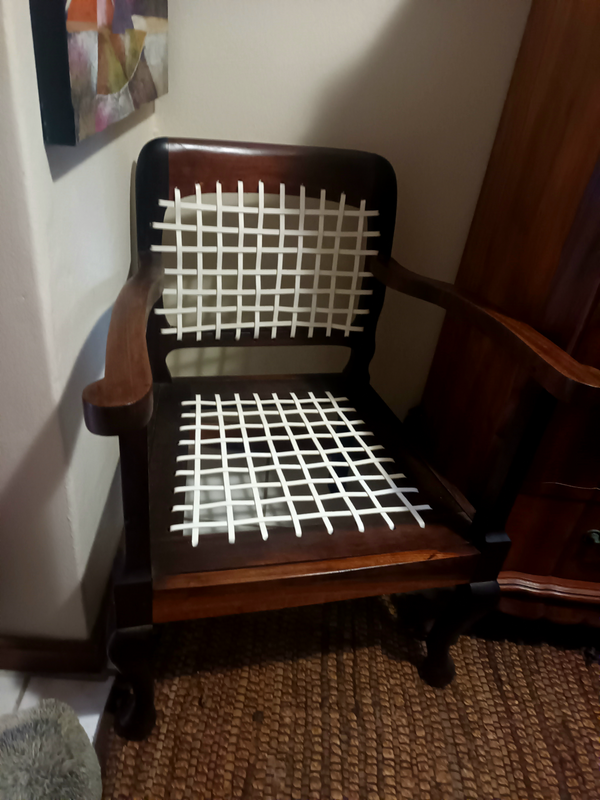Antique stinkhout chair for sale