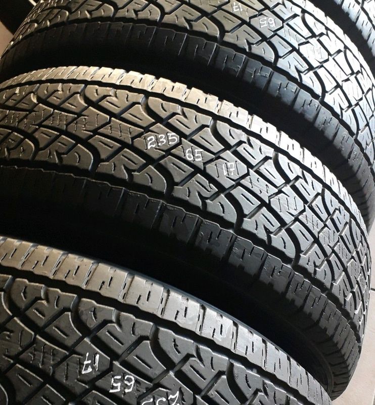 235/65/17×4 we are selling quality used tyres at affordable prices call/whatsApp 0631966190 for more