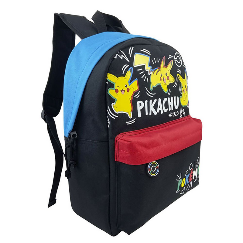 Pokemon: Pikachu 025 Colourful Backpack - 40cm Trolley-Adaptable (New)