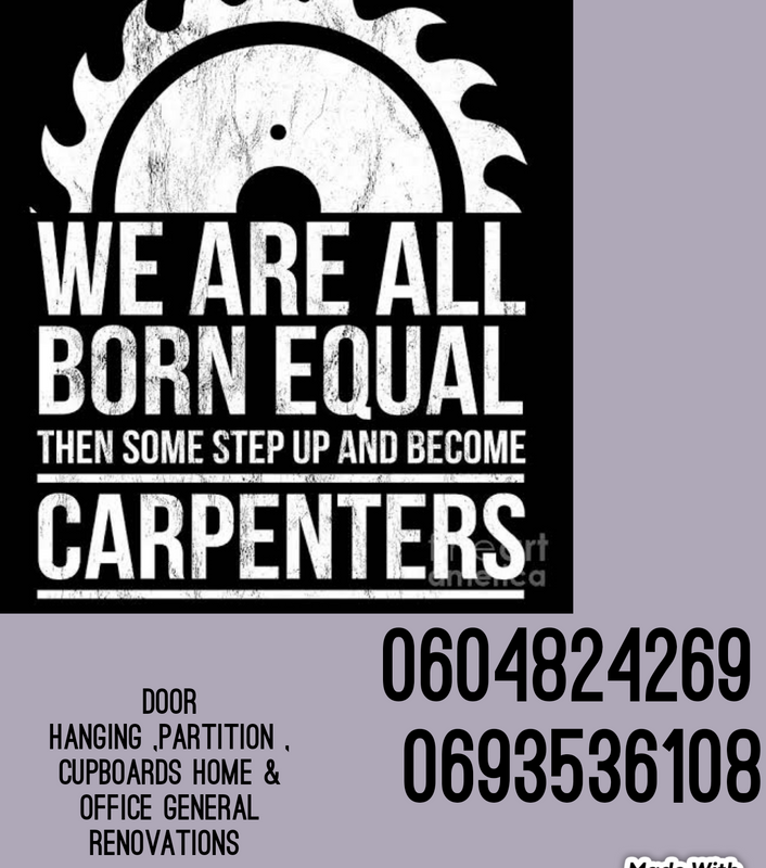 CARPENTER AVAILABLE