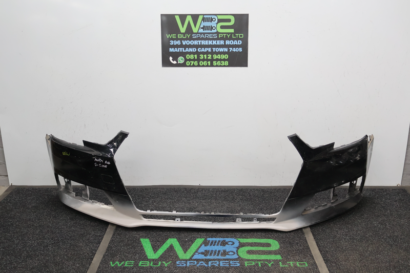 Audi A4 S-Line ZigZag Black Front Bumper