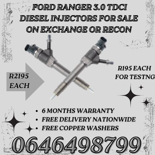 Ford Ranger 3.0 TDCI diesel injectors for sale