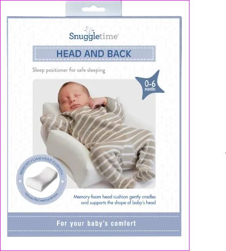 FOR SALE - Snuggletime head &amp; back Sleep Positioner (#1 BRAND IN SAFE SLEEPING)