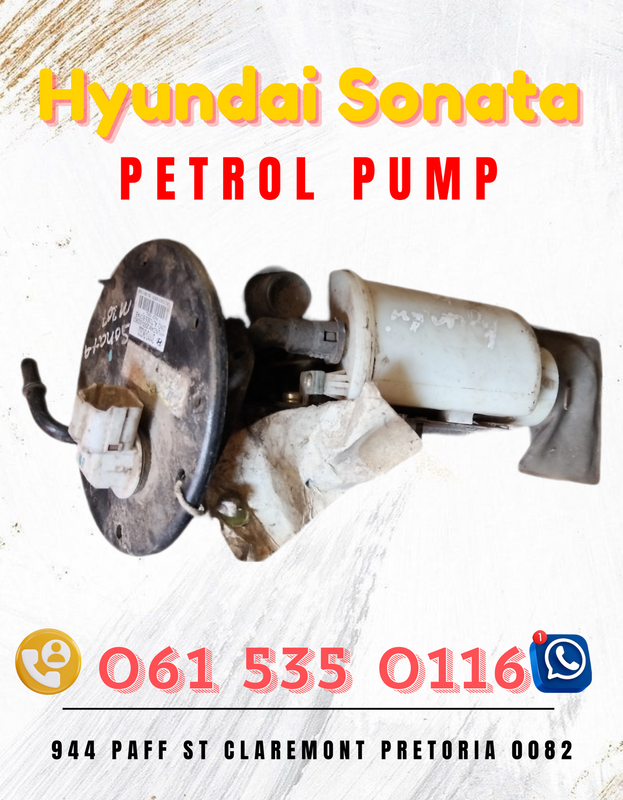 Hyundai Sonata petrol pump Call or WhatsApp me 0636348112