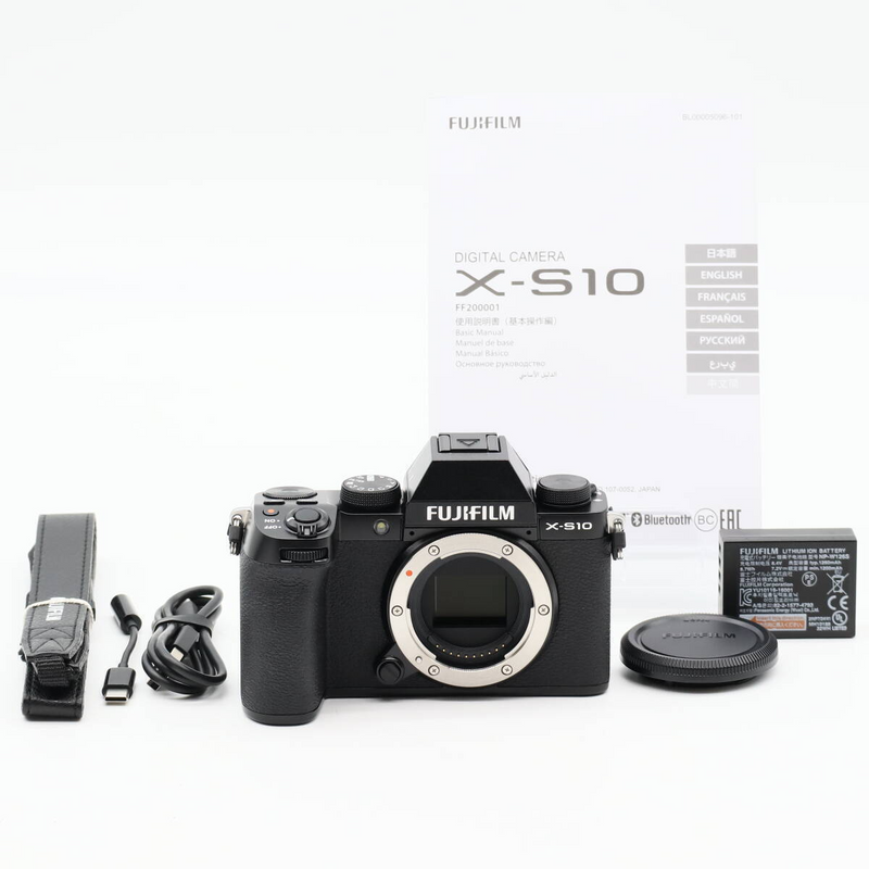 Fujifilm X-S10 Mirrorless Digital Camera Body F Black