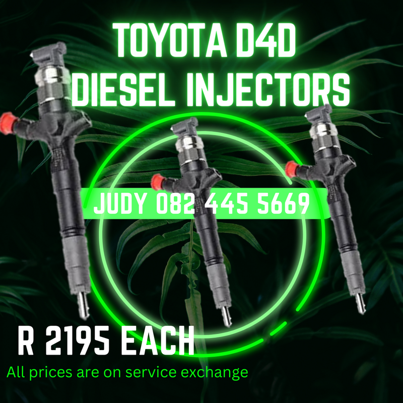 Toyota D4D Diesel Injectors