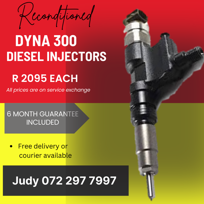 Dyna 300 Diesel Injectors for sale on service exchange or to recon