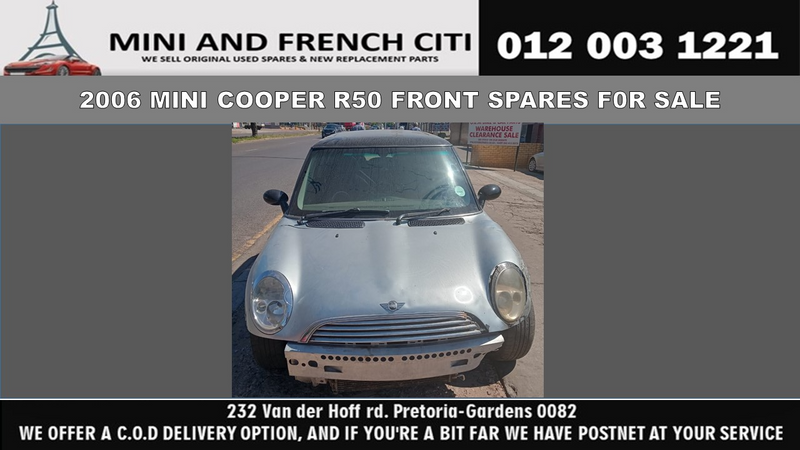 2006 Mini Cooper R50 Front Spares for Sale