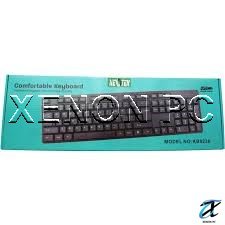 KB8236 USB Wired Keyboard 104 Key Portable Office Laptop/PC - Black(8 Available)