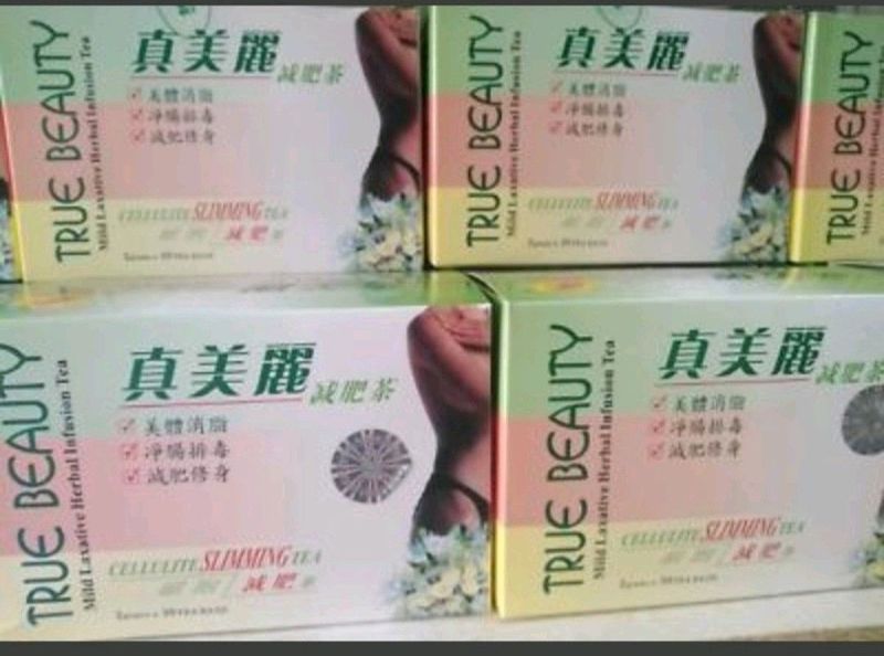 4boxes True Beauty Slimming tea  .lose 3kg in 1 week. Cellulite slimmi