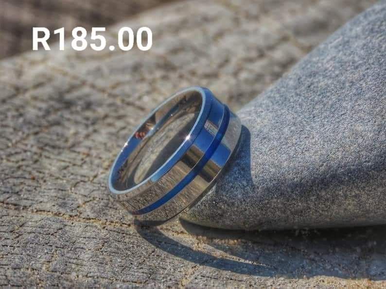 Blue Silver Ring