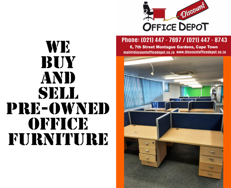 WE BUY AND SELL NEW &amp; USED OFFICE FURNITURE