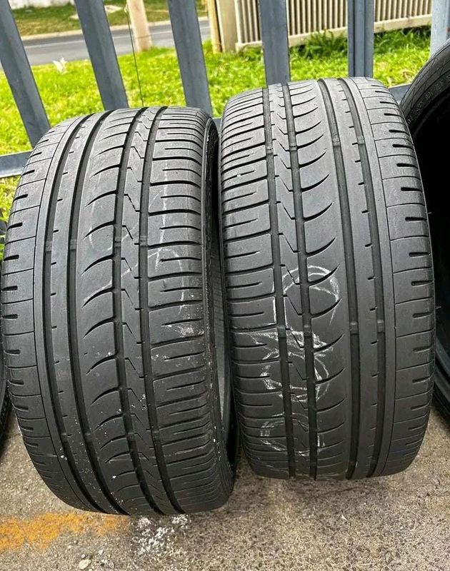 Used tyres are on sale with cheap prizes