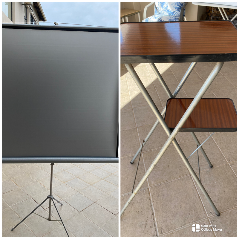 Projector Screen and Stand