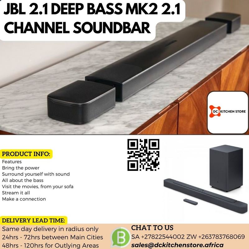 JBL 2.1 DEEP BASS MK2 2.1 CHANNEL SOUNDBARS