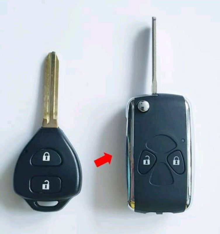 Toyota  flip conversion keys...