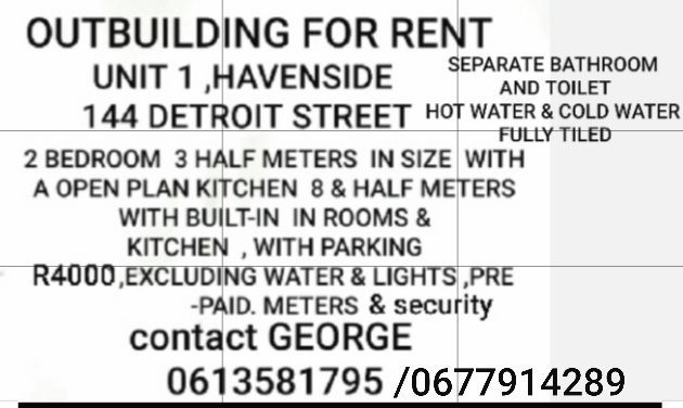 OUTBUILDING TO RENT